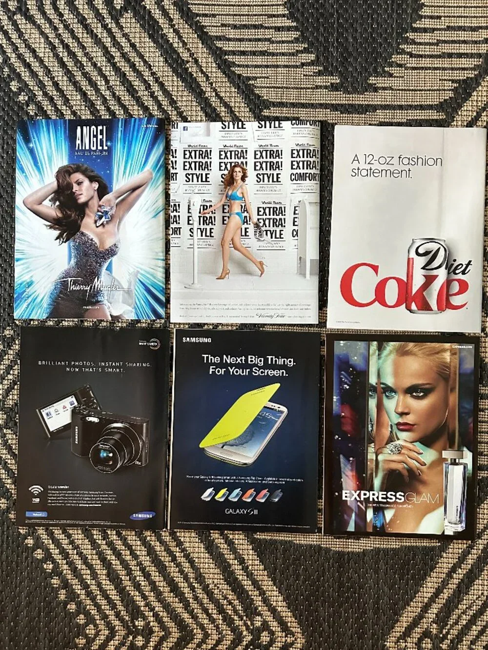Vintage Lot of 6 US Weekly Magazines 2012 Celebrity Gossip Fashion Party Life